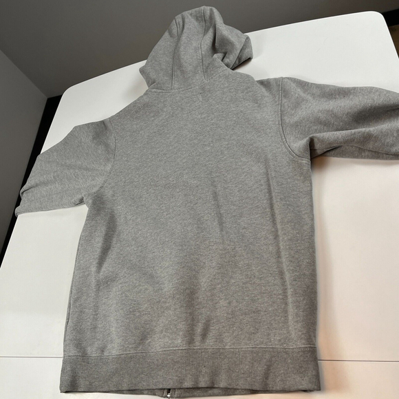 Oakley full zip sweater hoodie embroidered logo gray green size M - Picture 4 of 10